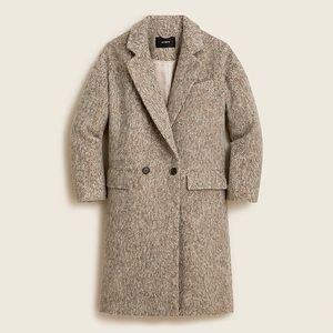 J. Crew Relaxed topcoat in Italian brushed wool blend